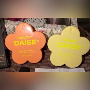 Peachy Daisie & Sunny Daisie Flower Body Mists - Peach + Yellow
